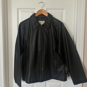 Eddie Bauer Men's Brown Leather Jacket